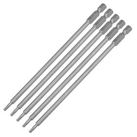 Fipux 617662683993 5 Pcs 1/4 Inch Hex Shank T10 Magnetic Security Torx Screwdriver Bits