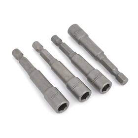 Fipux 619668461285 4 Pcs 11 X 65mm Magnetic Hex Driver Bit Adapter 6.5mm Drill Power Tool