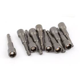 Fipux 619668461315 10 Pcs 15 X 65mm Magnetic Hex Driver Bit Adapter 10mm Drill Power Tool