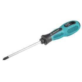 Fipux 676766646082 #1 Phillips Screwdrivers 4 Inch Round Shaft Non Slip Comfortable Handle