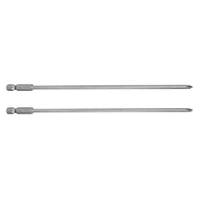 Fixinairp 601968119577 Magnetic Phillips Screwdriver Bit Ph1 1/4 Inch Hex Shank 200mm Long 4mm Rod 2pcs