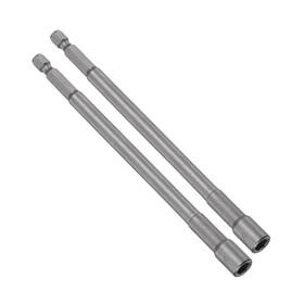 Fixinairp 617662386214 1/4 Inch Magnetic Nut Driver Bit Quick-change Hex Shank 6 Sae For Repair 2pcs