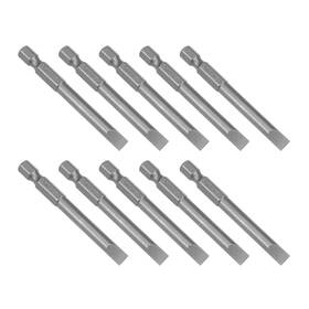 Fixinairp 617662635855 6mm Slotted Tip 1/4 Inch Hex Shank S2 For Industry Magnetic Flat Head Bits 10pcs Fixinairp 617662635855 6mm Slotted Tip 1/4 Inch Hex Shank S2 For Industry Magnetic Flat Head Bits 10pcs