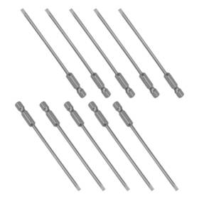 Fixinairp 617662635893 100mm Sl3 Slotted Tip 1/4 Inch Hex Shank S2 For Industry Magnetic Head 10pcs