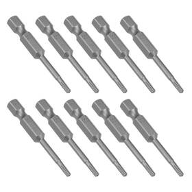 Fixinairp 617662699949 50mm 1/4 Inch Hex Shank T9 Magnetic Torx Head Security Screwdriver Bit S2 10pcs