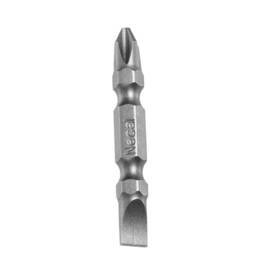 Fixinairp 617662833510 1/4 Inch Hex Shank 1.97 Length Ph2/sl6 Magnetic Double Ended Screwdriver Bits 5 Pcs