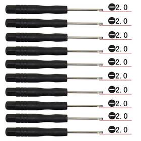 Az-1003373-fba Fixinus Set Of 50 Slotted 2.0mm Flat Head Mini Screwdrivers For Pcs