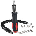 Flexscrewdriver-2 Unbranded Piece Flexible Screwdriver Bit Extension Kit Snake 788619252699