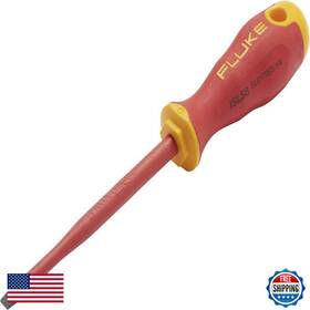 B07sk3wr4q Fluke Insulated Slotted Screwdriver 1/4 5 Inch 1000v