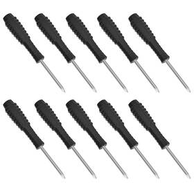 Focmkeas 4mm L115mm Black 10pcs Mini Phillips Screwdriver Cross