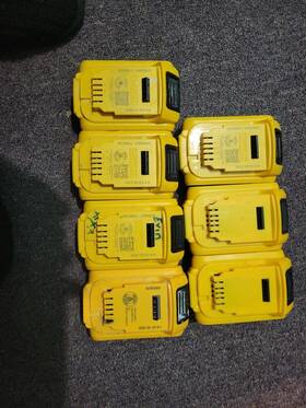 Dcb205 For Dewalt Lote Baterias Para Repuestos Batteries Spare Parts