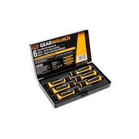 Gearwrench 099575080555 6 Pc. Phillips/slotted Mini Dual Material Screwdriver Set