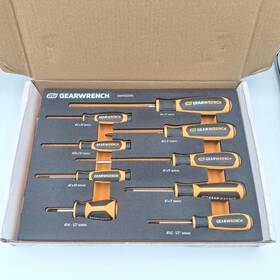 Gearwrench 099575101144 Gwmsscrph 9pc Phillips Dual Material Screwdriver Set With Foam Tray