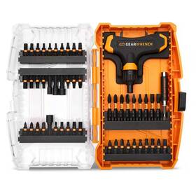 Gearwrench 313104928904 Micro Bits Set With Ratcheting T-handle 51-piece Gearwrench 313104928904 Micro Bits Set With Ratcheting T-handle 51-piece