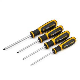 Gearwrench 313115768735 Square Dual Material Screwdriver Set 4-piece