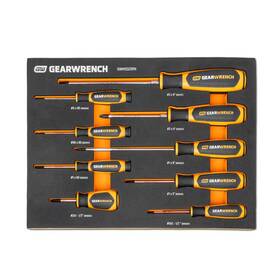 Gearwrench 744759297730 Phillips Dual Material Screwdriver Set With Eva Foam Storage Tray 9-piece