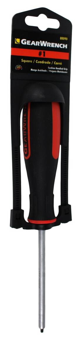 80090 Gearwrench #1 X 4-in Square Dual Material Screwdriver Magnetic Tip Item Id