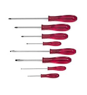 82734 Gearwrench 8 Pc. Phillips /slotted/cabinet Acetate Screwdriver Set -