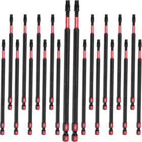 25150 Geinxurn 20pack Impact Tough #25 Torx 6 Inch Insert Driver Bits 6inch-t25-20pc