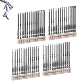 Fxmx100-052 Geinxurn 52pieces Fixedge Screwdriver Bit Set 4 Inches Magnetic Alloy Steel