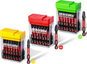 Gbph045 Geinxurn Impact Phillips Screwdriver Bits Set 45 Pcs 2 Inch Magnetic Ph1/ph2/ph3 S2 Steel Mu