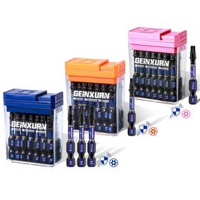 Gbstx045 Geinxurn Impact Security Torx Screwdriver Bits Set 45 Pcs 2 Inch Magnetic Tt10/tt15/tt20/