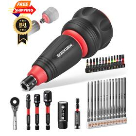 Geinxurn Gh555rt033-us 33pieces Impact Magnetic Screwdriver Set Include