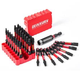 Gsd033050-ard Geinxurn Impact Screwdriver Bits Set 33 Pieces 2 Inch -33pcs 50-multi-bita
