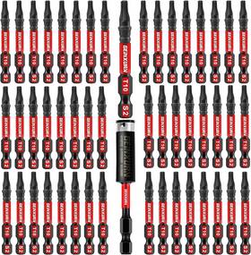 Gt10050-051 Geinxurn 51 Pieces T10 Impact Tough Magnetic Screwdriver Bit Set 2 Inch #10 Torx Head Pow