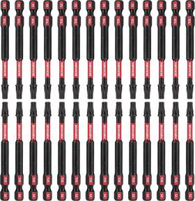 Gt25075-030  Geinxurn 30pc T25 3 Inch Impact Magnetic Torx Bits S2 Alloy Steel Shock Resistant Set