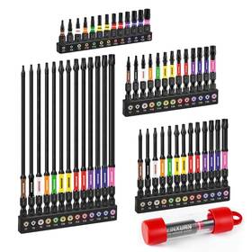 Utbtx053 Geinxurn Impact Torx Screwdriver Bits Set 52pcs Magnetic T7-t40 S2 Steel 1 Inch /2 /3 /6