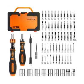 Gelean 689481588698 Ratchet Screwdriver Set 69 In 1 Magnetic Rotatable Kit Fo