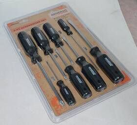 Generac 662459371430 8 Piece Phillips Slotted Comfort Grip Screwdriver Set Gn80008 New Sealed