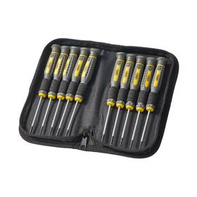 General Tools 038728037893 #610 10 Piece Precision Screwdriver Set With Case - Small Per