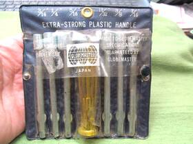 59700 Globemaster Vtg. Changeable Driver Set No.59700 In Plastic Case - Japan Sae
