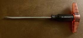 64960 Globemaster Rare Vintage Lever Grip Screwdriver Slotted No. Made In Japan