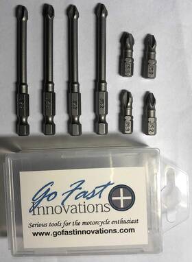 Itbatch3-15761 Gofast Innovations 8 Pc. Jis/phillips Impact Bits One Size