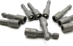 3263 Golden Coulee Temo 10 Pc Impact Ready Nut Driver 1/4 Inch Magnetic Nutsetter Set Shan