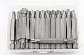 73130 Golden Coulee 25 Pc T25 Torx 6 Point Impact Ready 2 Inch Length Screwdriver 25p