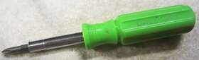 Lut6in1-gr Gorilla Glue 6-in-1 Lutz Screwdriver Starr Lumber Toledo Ohio Vtg Multi Tool Hi Viz Green