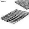Gpr0079wa Unbranded Hex Shank Magnetic Head Screwdriver Drill Bits 7625821588105