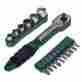 Gq-415 Gq Tools Screwdriver Ratchet Wrench Combo Tool Set W Metric Sockets Assorted Bits New