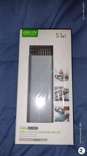 G-1231 Green Lyca 51-in-1 Portable Precision Screwdriver Set Magnetic Bits Torx Hex