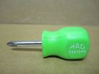 P3012ag Green Stubby Tools - Handle Mac Philips Screwdriver