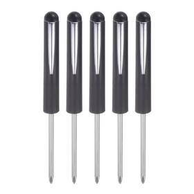 Gryfton 634149274765 5pcs Non-magnetic Pocket Screwdriver 4mm Phillips 3mm Slotted With Clip