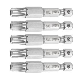 Gryfton 639664303181 5pack T45 Magnetic Security Star 5 Point Screwdriver Bit 1/4 Inch Hex Shank 2