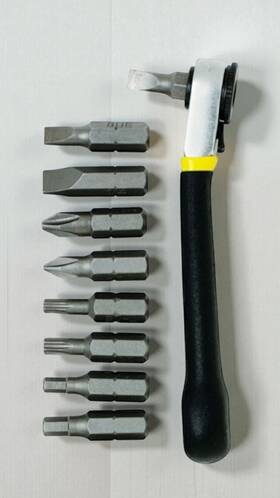 2619880 Gt Ratcheting Offset Screwdriver Set 9 Piece - Chrome Vanadium Drive 2619880 Gt Ratcheting Offset Screwdriver Set 9 Piece - Chrome Vanadium Drive