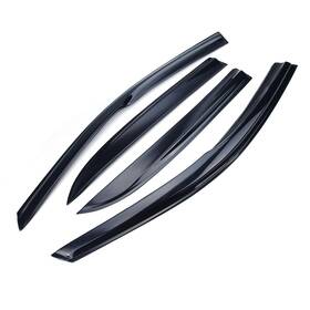 Hy-qp0035501-us H-yeeu Acrylic Rain Guard Window Visor Set - Sun And Vent Protection 4-piece