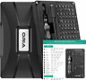Ha63-v Oria Precision Screwdriver Kit In With Pcs Black