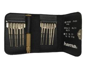 Sy-acc65066 Hama Pocket Sized Tool Kit 12-in-1 Mini Screwdriver Set For Small Gadget Repairs